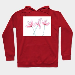 Watercolor, flowers, floral, flower, art decoration, sketch. Illustration hand drawn modern Hoodie